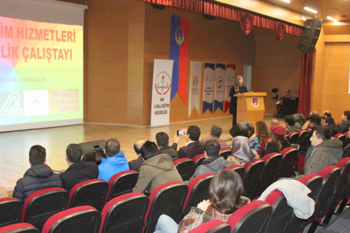 Özel Eğitim Hizmetleri Yönetmeliği Çalıştayı Van'da yapıldı